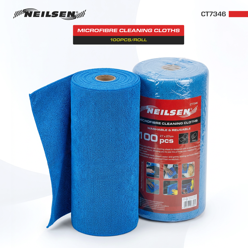 CT7346 - Microfibre Cleaning Cloth 100pcs/Roll