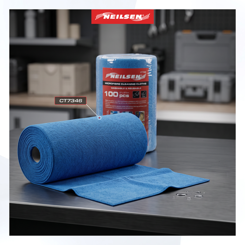 CT7346 - Microfibre Cleaning Cloth 100pcs/Roll