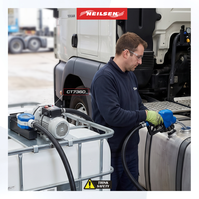 CT7360 - ADBLUE Pump & Nozzle & Flow Meter Designed to fit 1000 litre IBC Containers