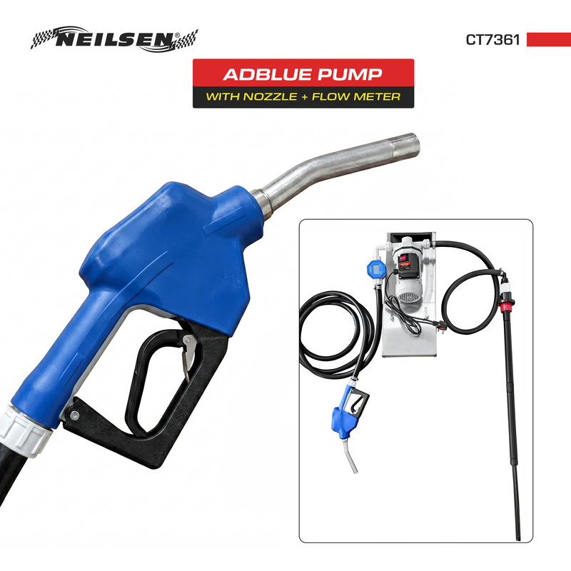 CT7361 - ADBLUE Pump & Nozzle & Flow Meter Designed to fit 205 litre DRUM Containers