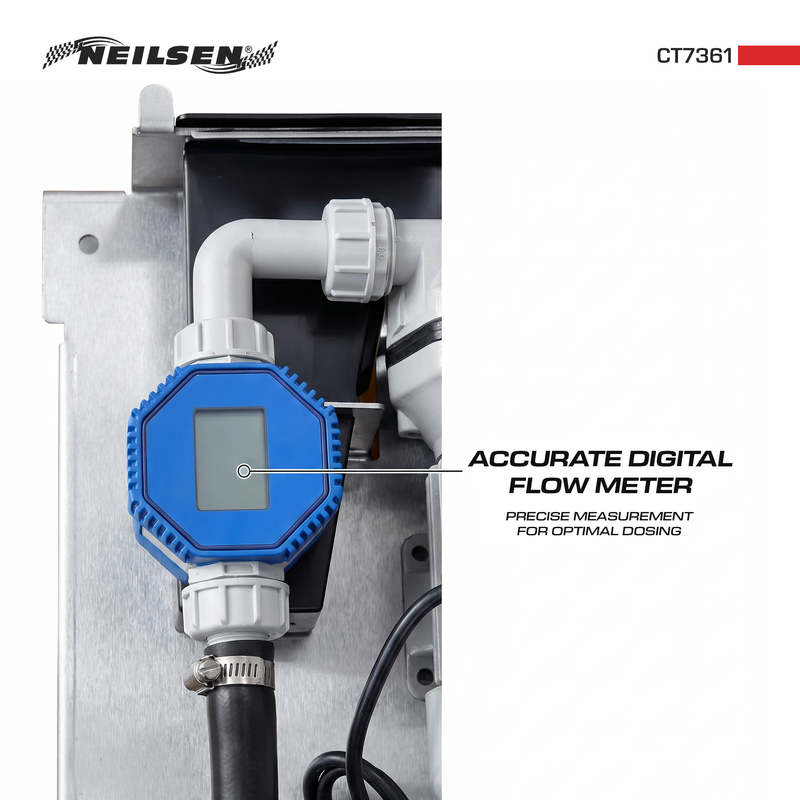 CT7361 - ADBLUE Pump & Nozzle & Flow Meter Designed to fit 205 litre DRUM Containers