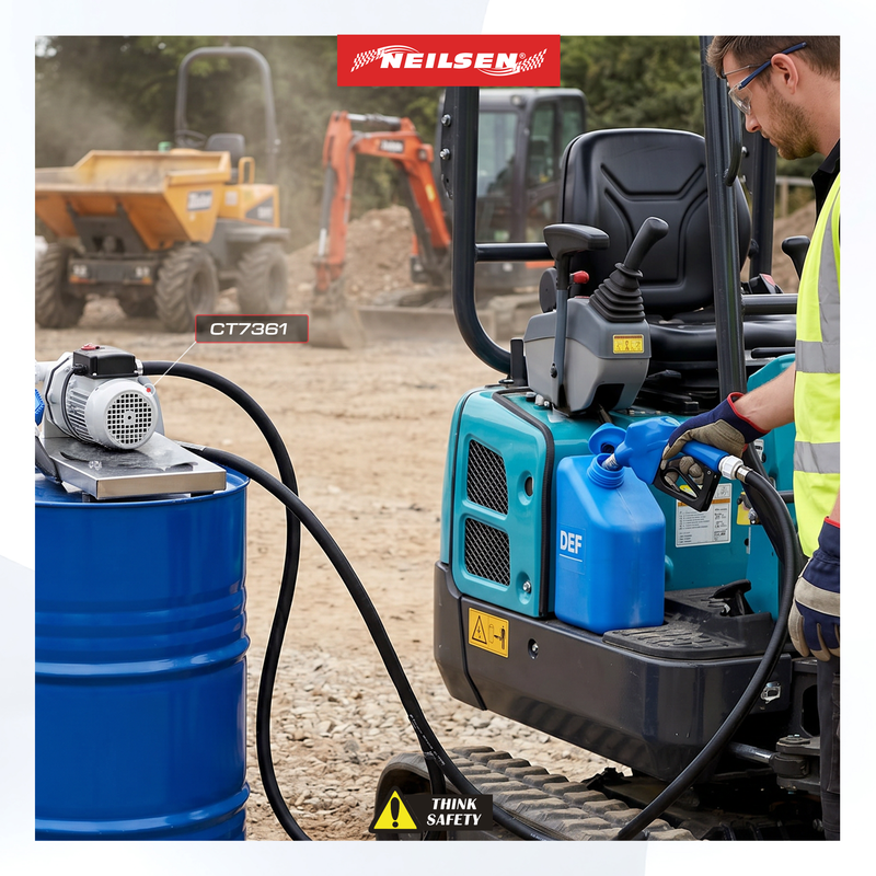 CT7361 - ADBLUE Pump & Nozzle & Flow Meter Designed to fit 205 litre DRUM Containers