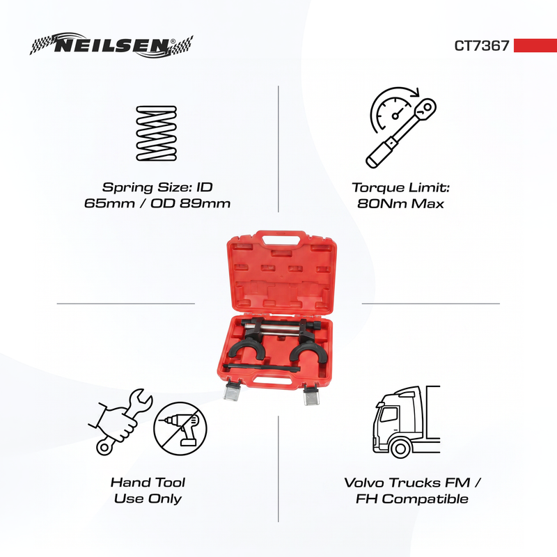 CT7367 - Truck Shock Absorber Spring Compressor For Volvo