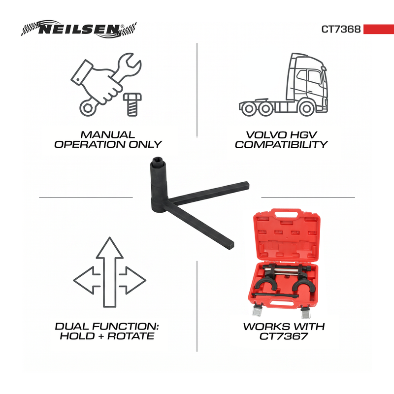 CT7368 - HGV Cab Shock Absorber Tool For Volvo