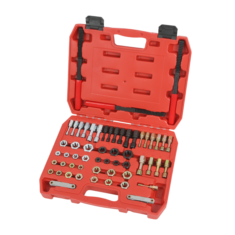 CT7369 - 56pcs Master Thread Repair File, Tap and Die Kit