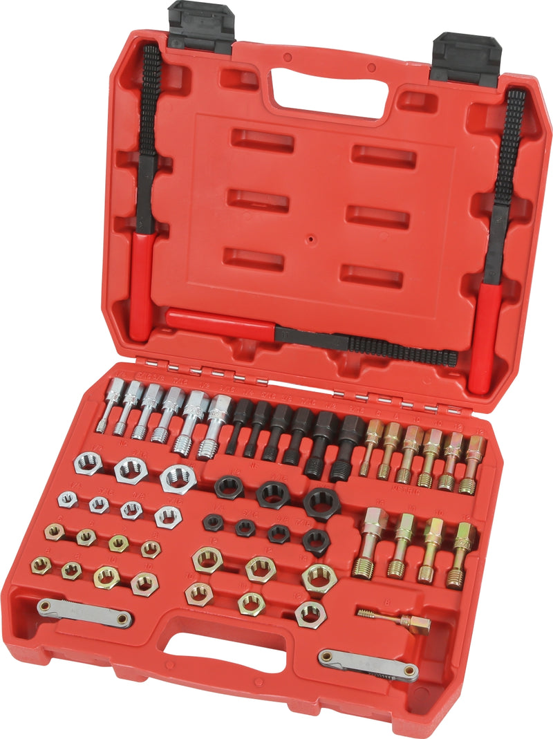 CT7369 - 56pcs Master Thread Repair File, Tap and Die Kit