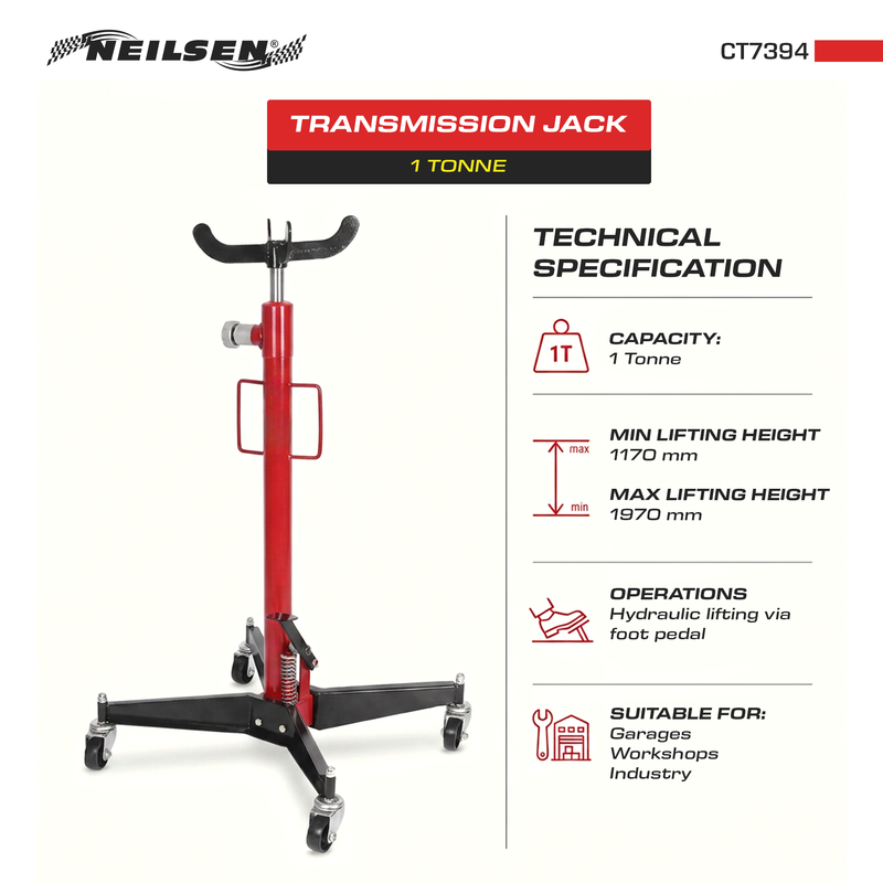 CT7394 - 1000Kg Transmission Jack