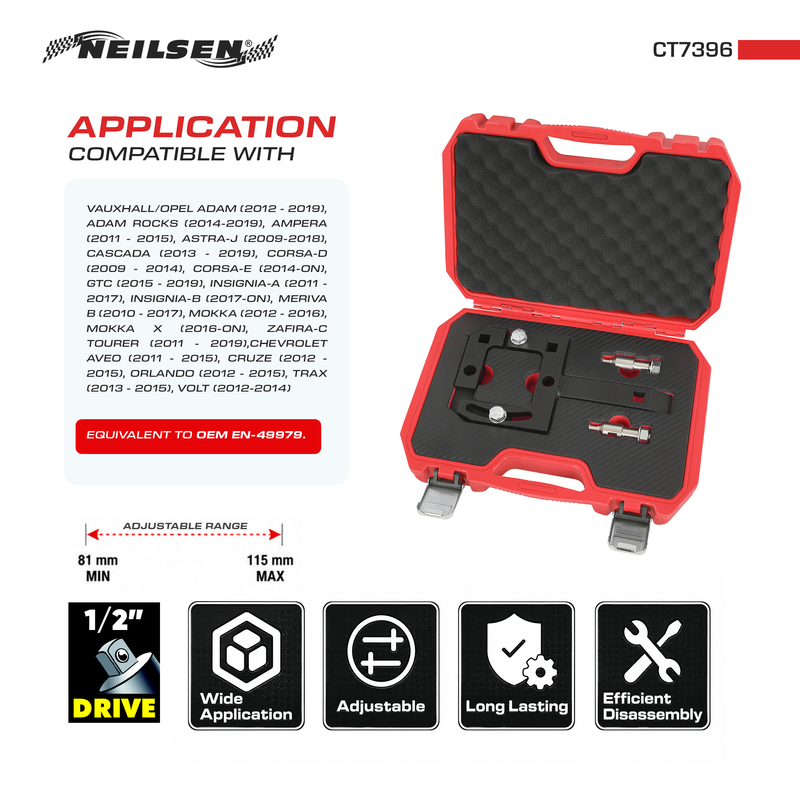 CT7396 - Crankshaft Pulley Holding Tool For Opel