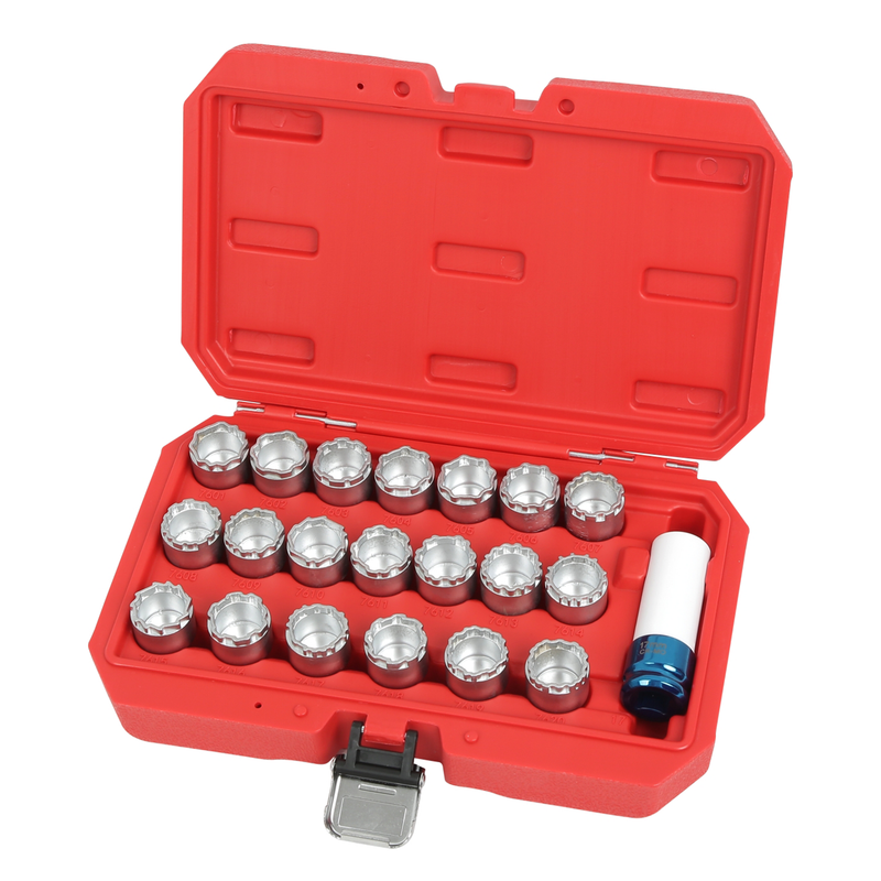 CT7398 - 21pc Locking Wheel Nut Key Set For Volvo A