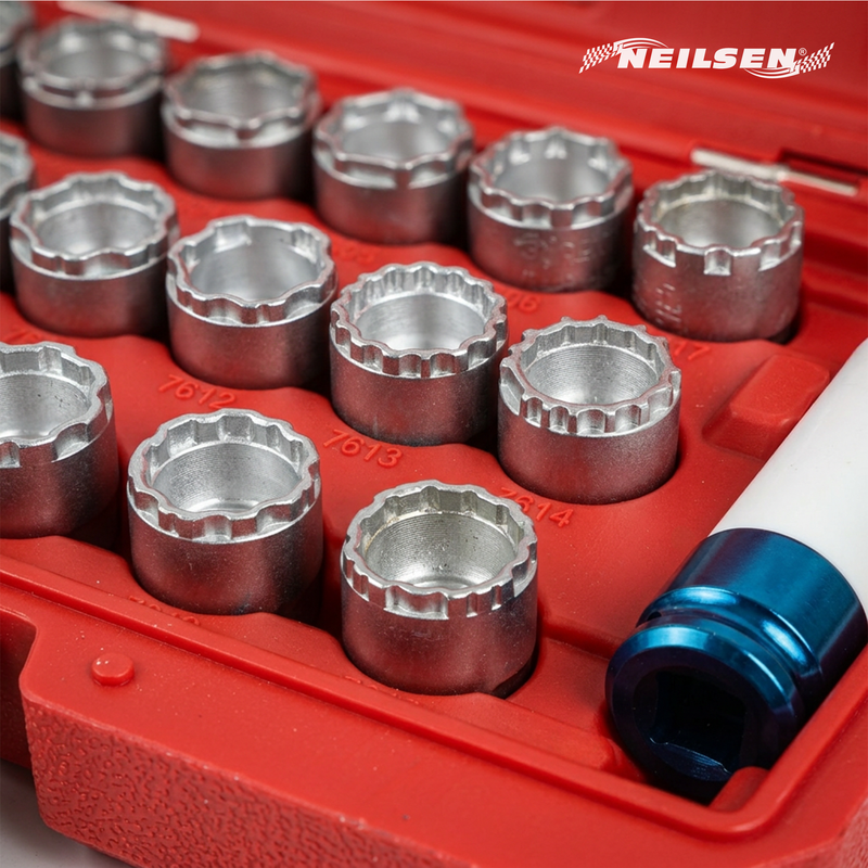 CT7398 - 21pc Locking Wheel Nut Key Set For Volvo A