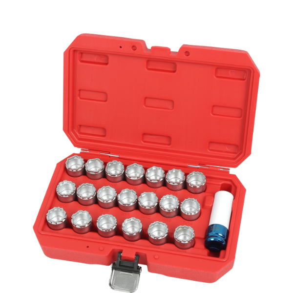 CT7398 - 21pc Locking Wheel Nut Key Set For Volvo A