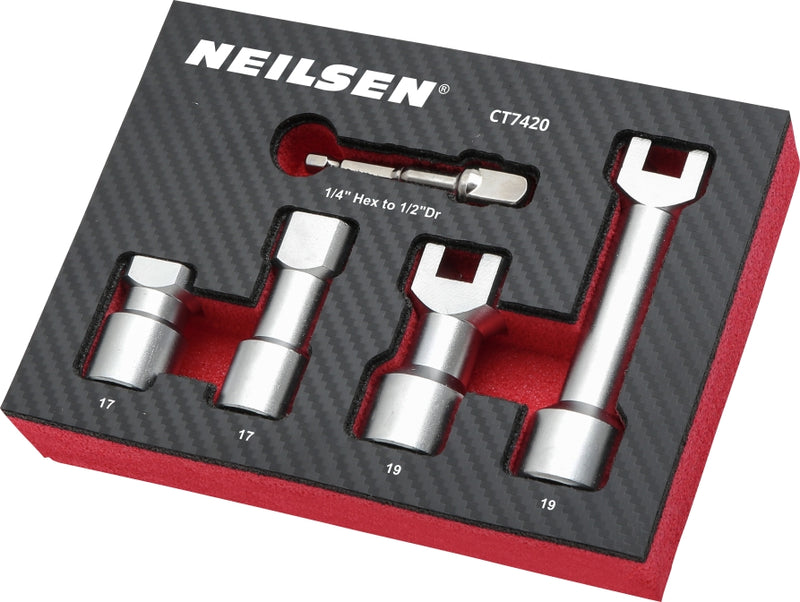 CT7420 - 5pcs 1/2"Dr. Deep Sockets for Strut Channel