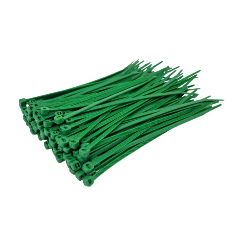 CTG110 - Cable Ties 300mm x 4.8mm Green 100pc