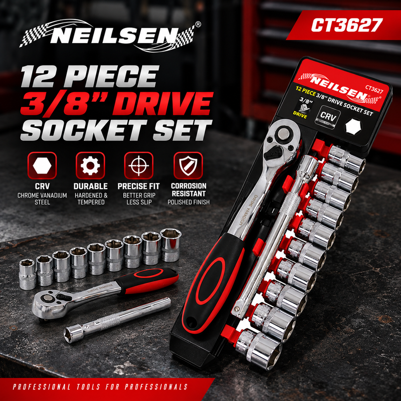 CT3627 - 12pc 3/8in DR Socket Set