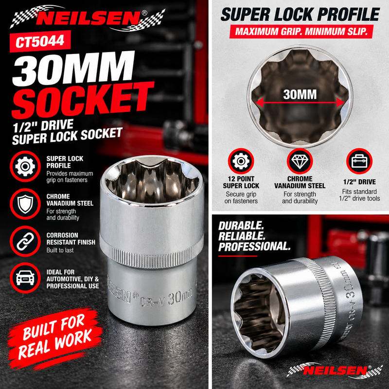 CT5044 - 1/2in DR 30mm Socket