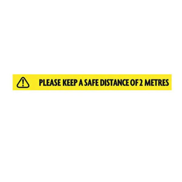 SAFED - Please Keep A Safe Distance Tape 50mm x 33m