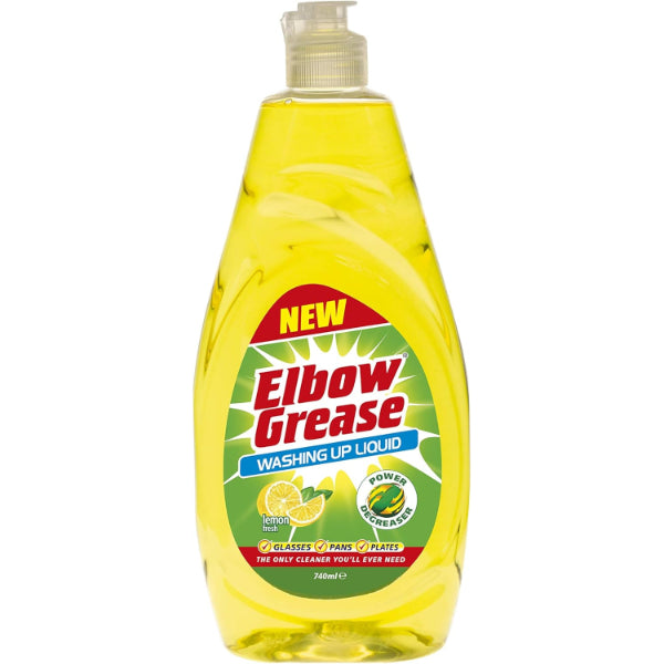 EG9 - Elbow Grease Washing Up Liquid  Lemon Fresh 740ml