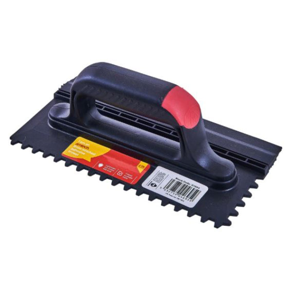 G1664 - Notched Adhesive Trowel With Squeegee Blade