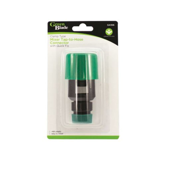 GA106 - Mixer Tap To Hose Connector With Quick Fix - Clamp Type