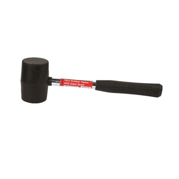 HM212 - Rubber Mallet With Tubular Steel Shaft 16oz