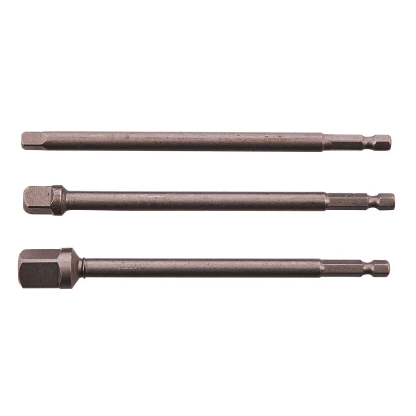 I5705 - 3pc 150mm 1/4" Hex Extension Adapter Set
