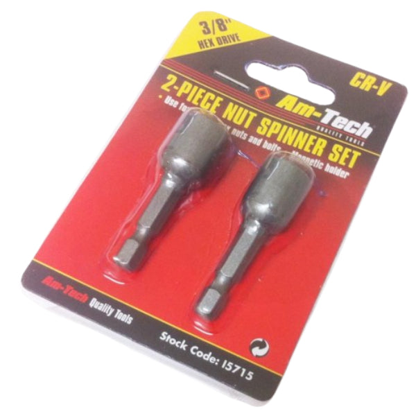 I5715 - 2pc Nut Spinner Set 3/8" Dr