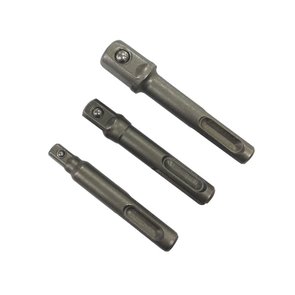 I5720 - 3pc Sds Adaptor Set 1/4"-3/8" & 1/2" Square Socket Converters