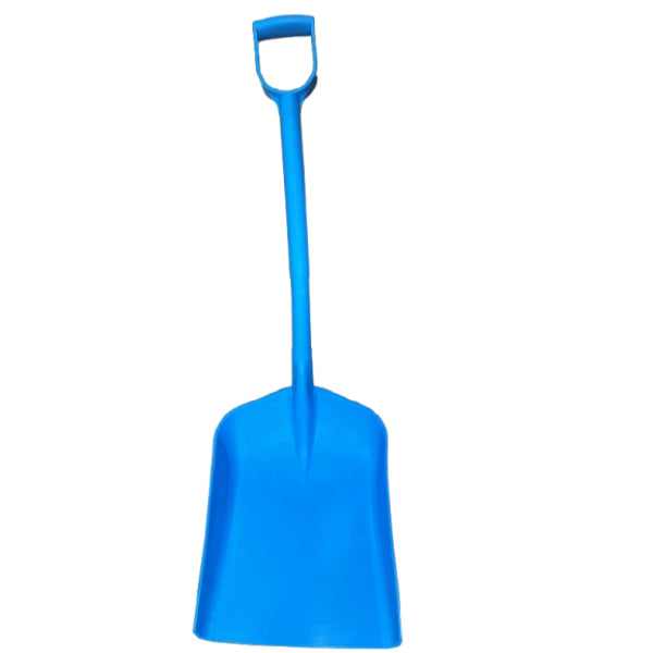 KP04LBLUE - LIGHT BLUE PLASTIC RHINO SHOVEL MADE IN UK