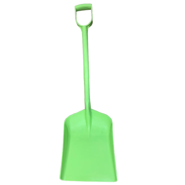 KP04LGREEN - LIGHT GREEN PLASTIC RHINO SHOVEL MADE IN UK