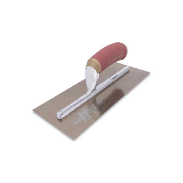 MPB1GSD - Marshalltown Gold Stainless Steel Blade Permashape Finishing 11” x 4 ½” Trowel