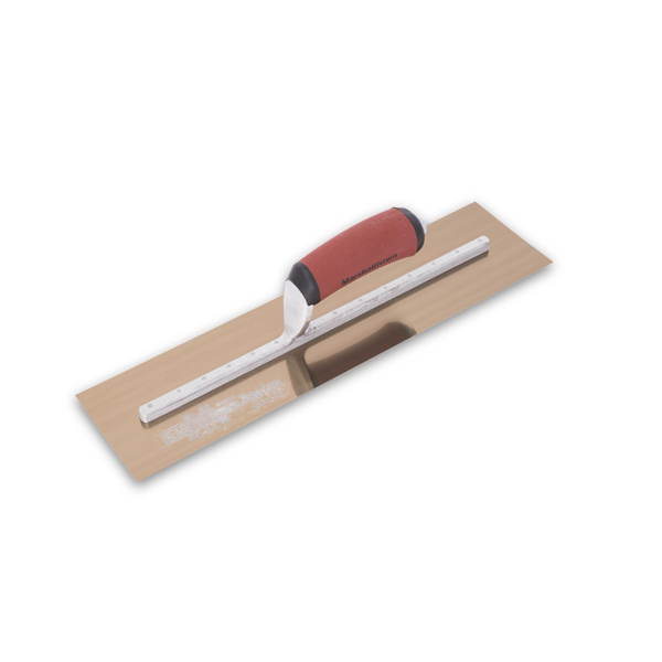 MXS815GSD - Marshalltown Finishing Trowel 18” x 5” Stainless Steel - Curved DuraSoft Handle