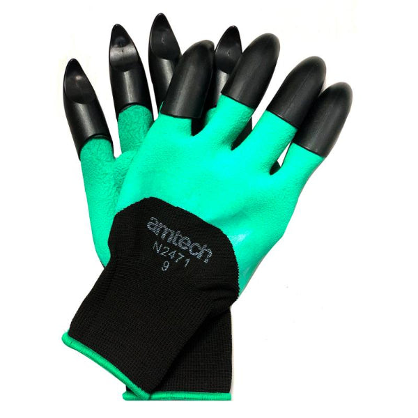 N2471 - Garden Gloves With Claws Large Size 9