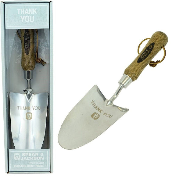 OCCTY - Spear & Jackson Thank You Etched Gift Trowel
