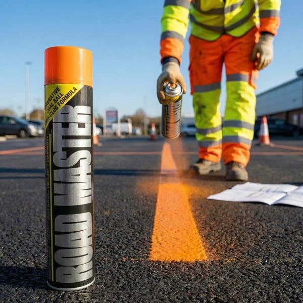 ORANGE - Permanent Line Marker 750ml ORANGE