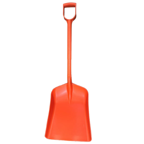 KP04ORANGE - ORANGE PLASTIC RHINO SHOVEL MADE IN UK