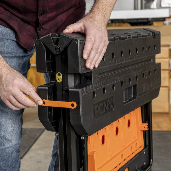 POJ60PRO - Pony's 2-in-1 Clamping Worktable and Sawhorse