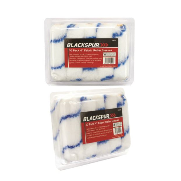 PR131 - 10pack Of 4 Fabric Roller Sleeves