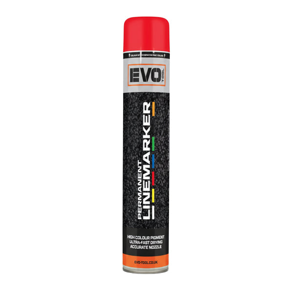 RED - Permanent Red Survey Line Marker 750ml