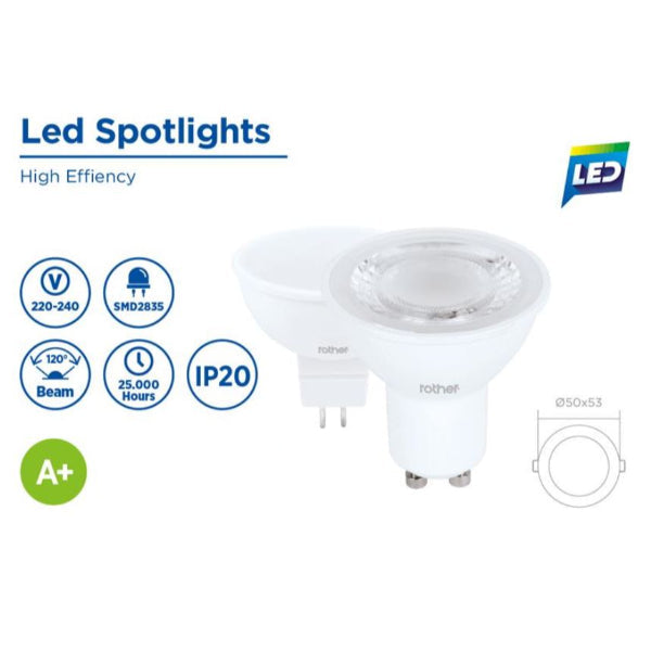 RLE11101 - 5W Spotlight GU10 425LM