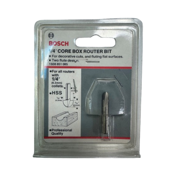 1608851085 - 1/4inch Core Box Router Bit Bosch