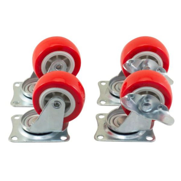 S5670 - 4pc Swivel Castor Set 50mm