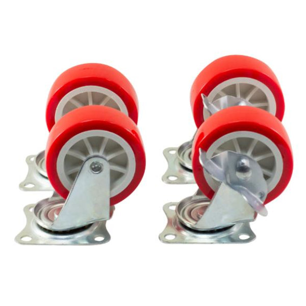 S5675 - 4pc Swivel Castor Set 200kg Load