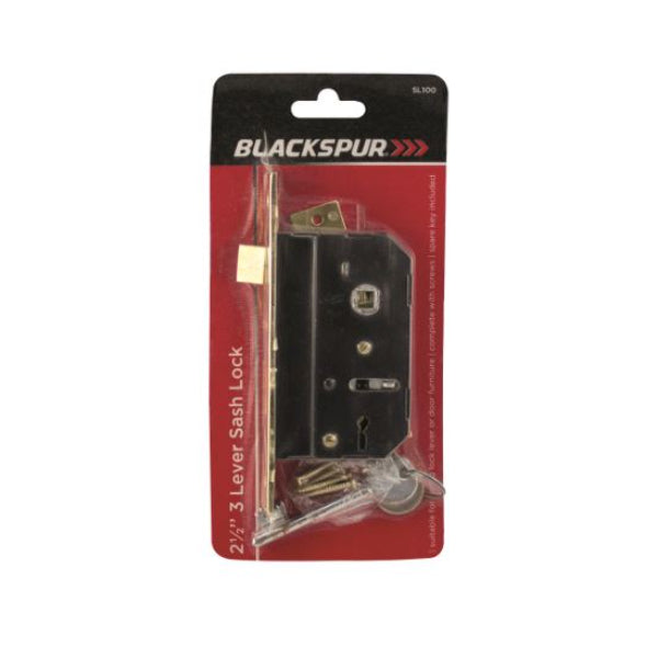 SL100 - 3 Lever Sash Lock 2½”/63mm