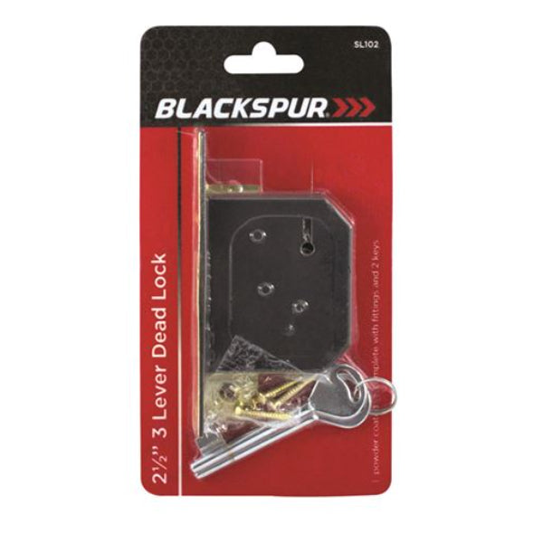 SL102 - 3 Lever Dead Lock 2½”/63mm