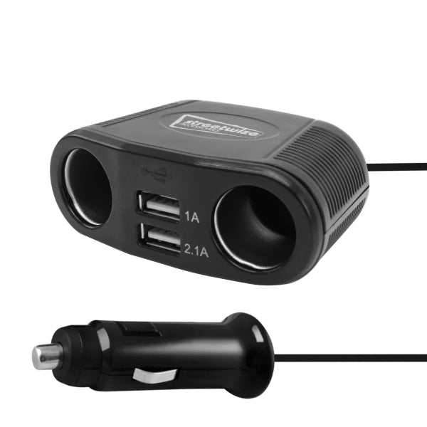 SWUSB4 - Twin Socket & Twin USB Charger
