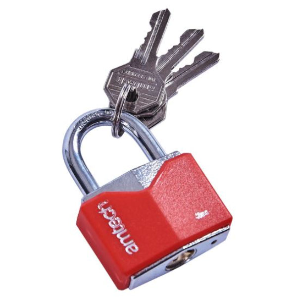 T0704 - 40mm Rhombic Chrome Plated Padlock