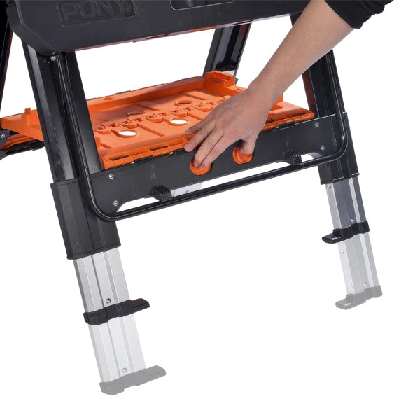 POJ60PRO - Pony's 2-in-1 Clamping Worktable and Sawhorse