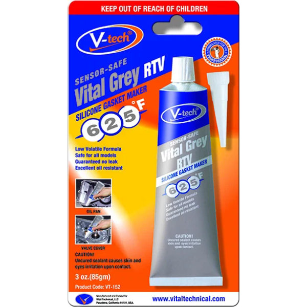 VT152 - Vital Grey RTV Gasket Maker 85g