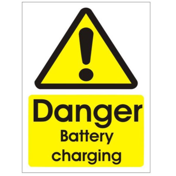 WAG.16WRP - Danger Battery Charging Sign 150 x 200