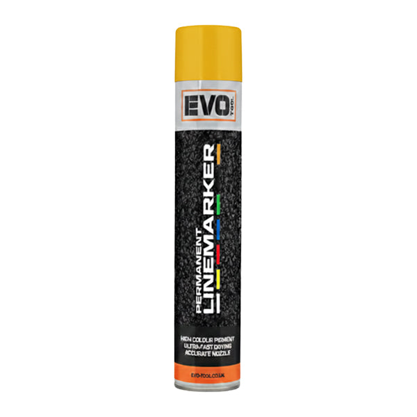 YELLOW - Permanent Yellow Survey Line Marker 750ml